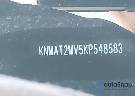 2019 Nissan Rogue Sv from USA, damaged, VIN KNMAT2MV5KP548583